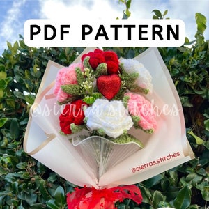 Crochet Rose Pattern | Crochet Roses | Rose Pattern | Crochet Flower Pattern