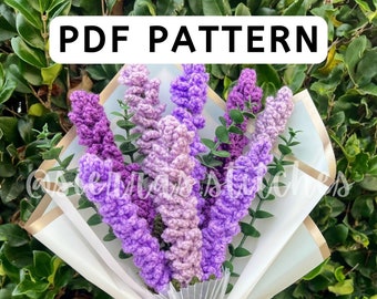 Crochet Lavender Pattern | Crochet Lavender | Lavender Pattern | Crochet Flower Pattern