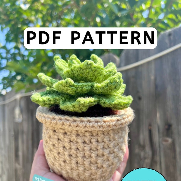 Crochet Succulent Pattern | Crochet Succulent | Succulent Pattern | Succulent