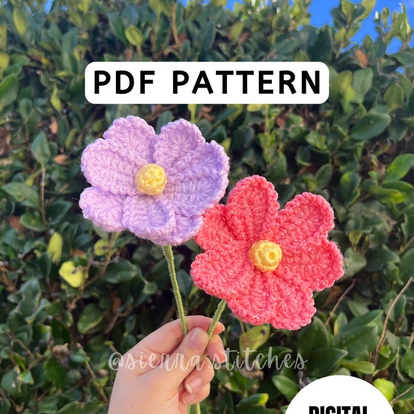 Crochet Cosmos Pattern | Crochet Cosmos | Cosmos Pattern | Crochet Flower Pattern