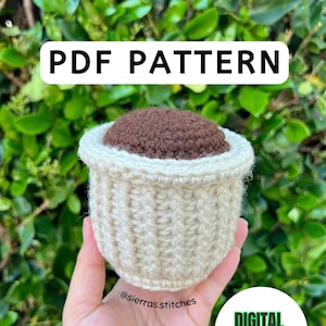Crochet Pot Pattern | Crochet Plant Pot Pattern | Flower Pot | Crochet Flowerpot Pattern