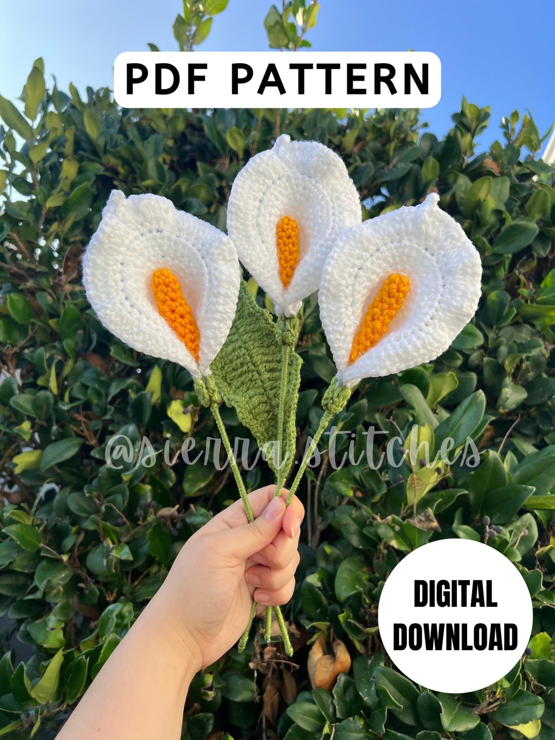 Crochet Calla Lily Pattern Crochet Calla Lily Calla Lily Pattern