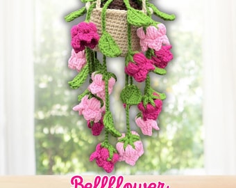 Crochet Hanging Bellflower Plant Pattern PDF