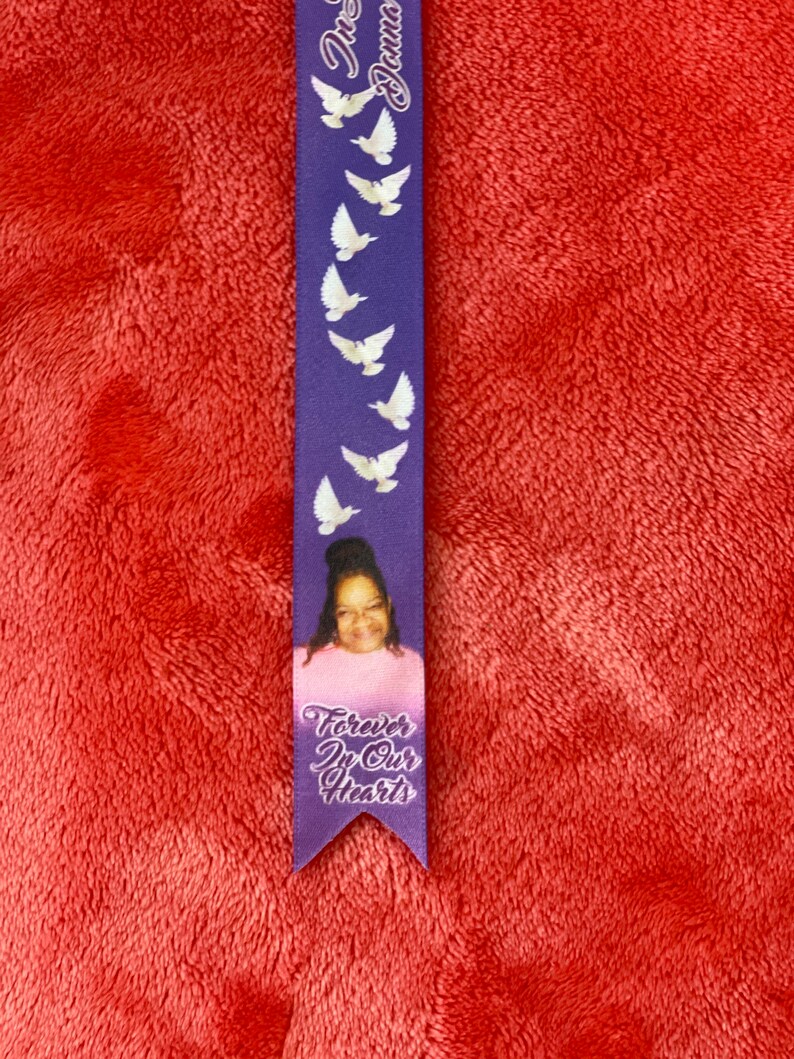 In Memory, RIP Custom Ribbons for Funerals Etsy
