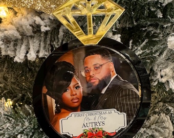 Unser erstes Weihnachten verheiratet Ornament