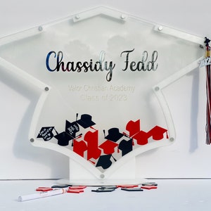 Acrylic Graduation Signable Guestbook, Graduation Keepsake