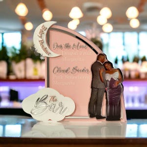 On Cloud 9 Theme, Cloud Bar Schild, Cloud Thema Babyparty, Acryl Getränkekarte, Cloud Event, Signature Getränkekarte, Benutzerdefinierte Barkarte