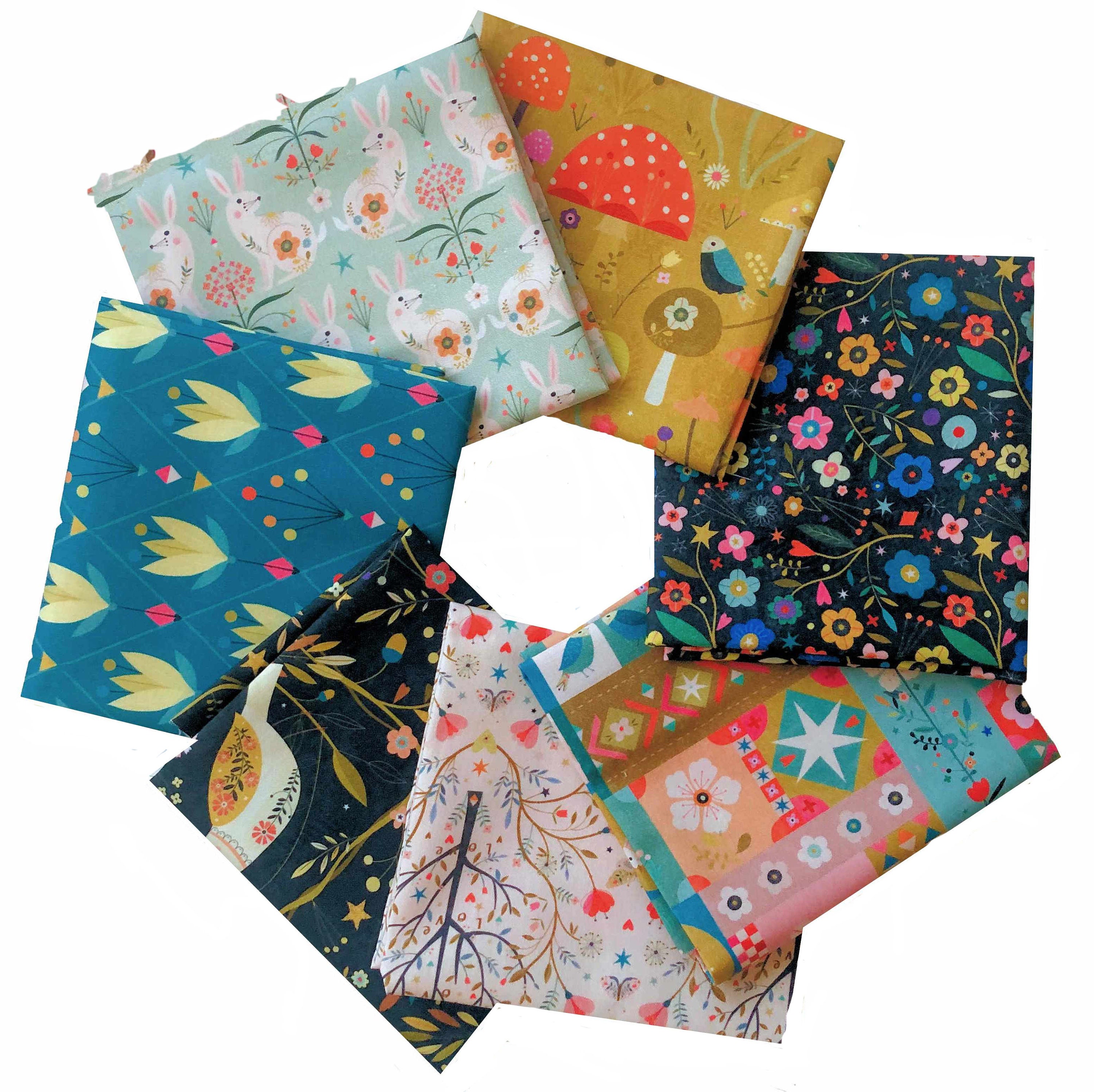 Dashwood Studio Tree of Life Forest Deer at Night Border Etsy