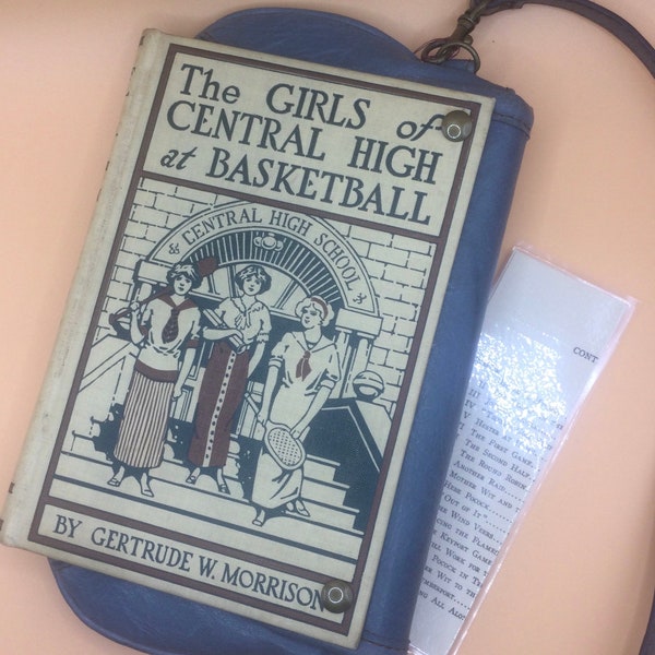 The Girls of Central High at Basketball Upcycled Book Purse