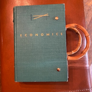 Economics Upcycled Book Purse