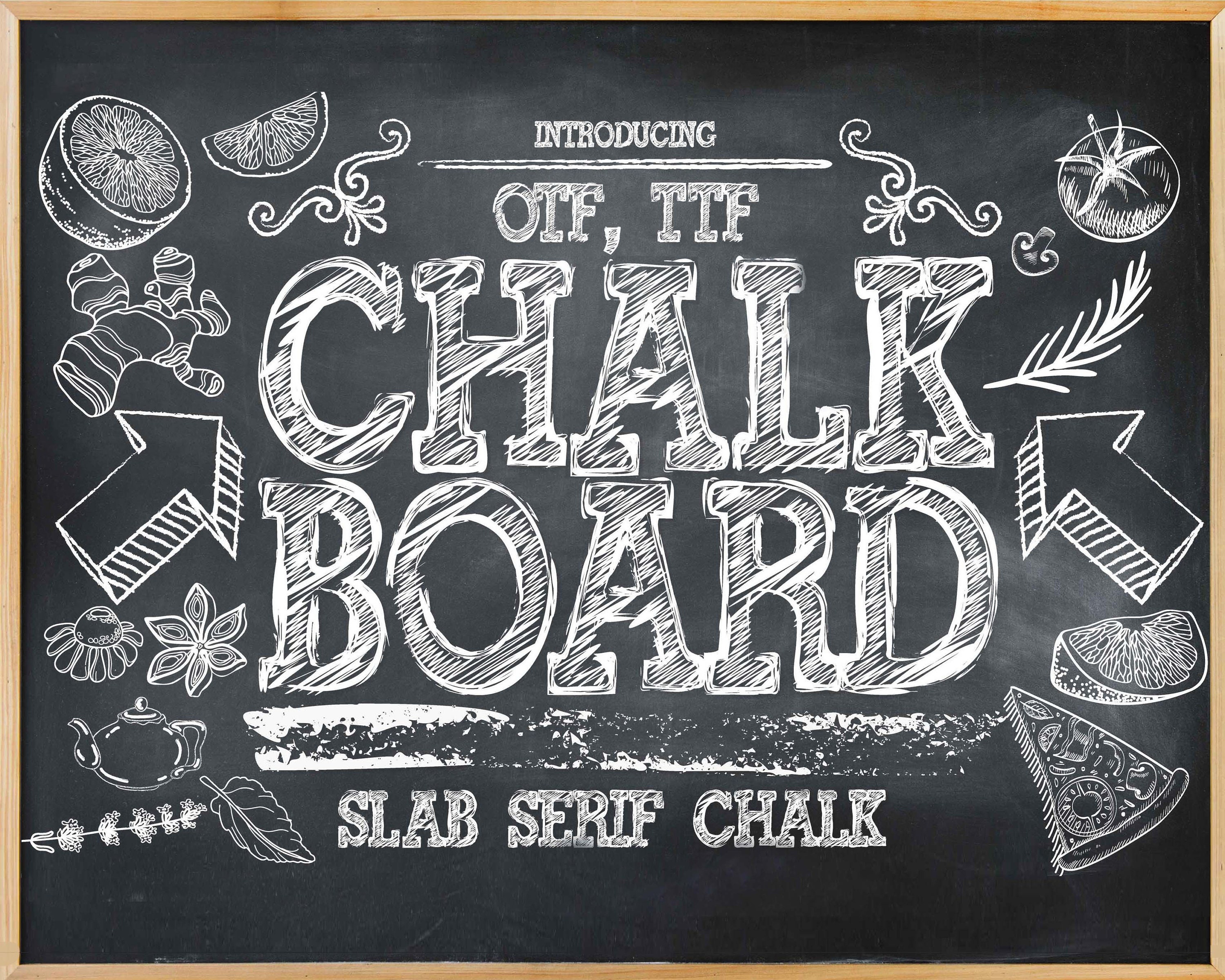 Digital Chalkboard Labels // Blackboard Clip Art Clipart // 