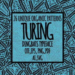 26 Unique Turing Seamless Patterns Dingbats Font