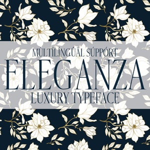 Eleganza: Elegant Serif Font for Luxurious Designs