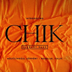 Chik Serif Font: Elegant Minimalist Typeface, Commercial Use