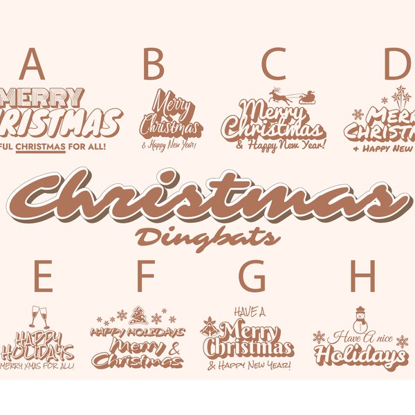 Christmas Phrases - Etsy