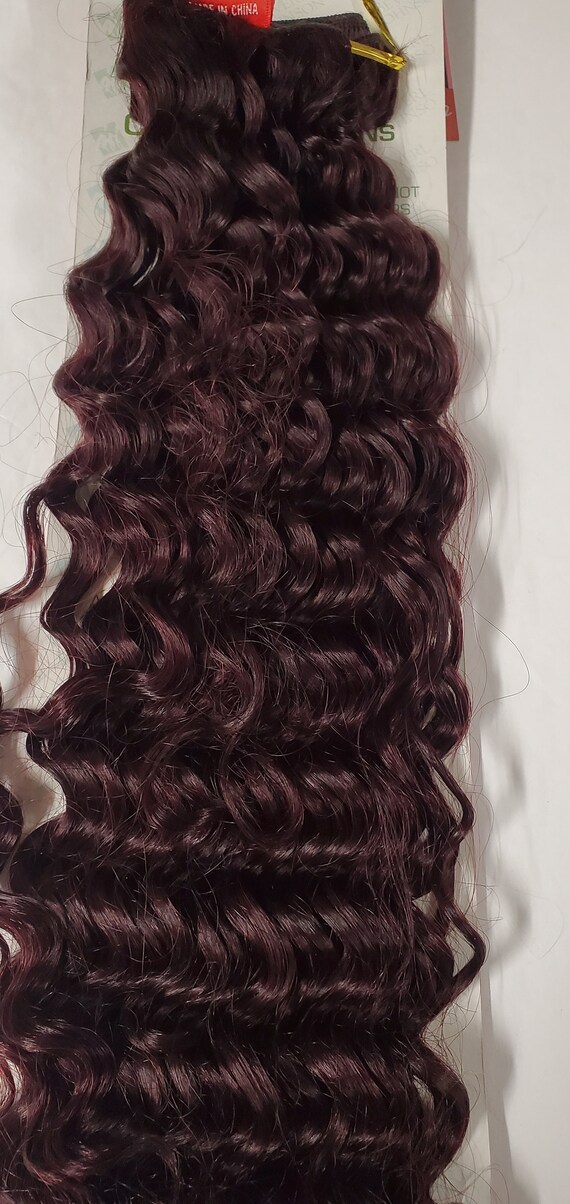 100 Human Hair Tangle free New Deep Weave Curly Weft Sew in for Women Beverly Johnson Etsy
