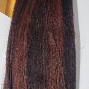 100% remi human hair tangle-free extra perm yaki weave; straight; weft; sew-in; for women.