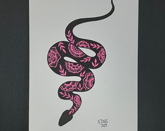Snake Original Drawing