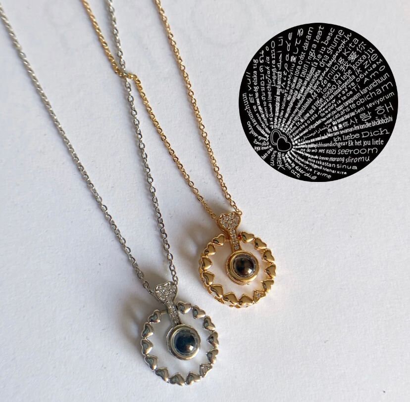 Necklace that says i love deals you in 100 languages review