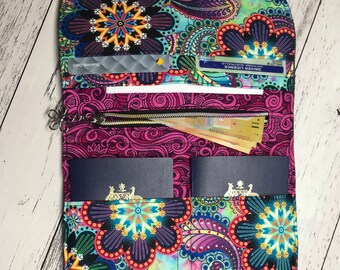 Passport Organiser, Travel Organiser, Handmade