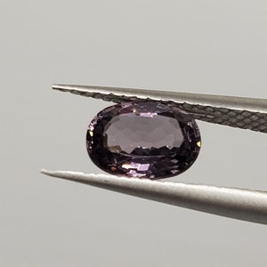 Purple Spinel gemstone. Natural spinel for Jewelry making. Lavender spinel! 1.16 carets! 7X5mm