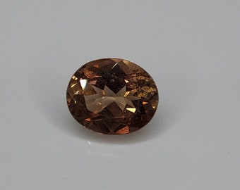 Golden Imperial Topaz for jewelry designing. Precious topaz! 4.92 carets! 11.4X9.6mm