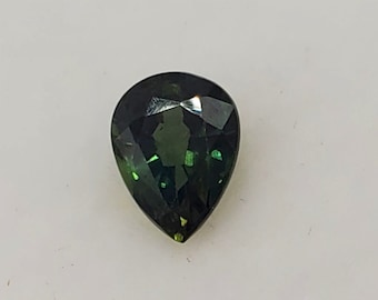 Natural Green sapphire for birthstone Jewelry designing. 1 Caret! 6X4mm