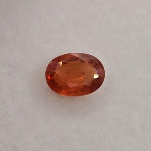 Orange Sapphire for jewelry designing! Fancy sapphire. 1.91 carets! 9X6.5mm