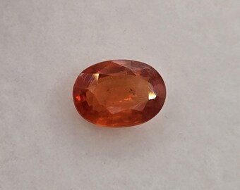 Orange Sapphire for jewelry designing! Fancy sapphire. 1.91 carets! 9X6.5mm