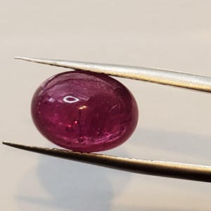 Natural Ruby cabochon for jewelry designing. Real ruby cab! 6.50 Carets! 11.6X8.8X6.4mm