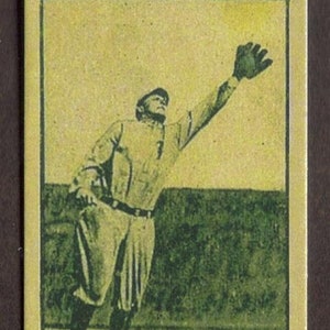 Lote de 2 cartas TY COBB reimpressão perfeito #39 Outfielder famoso Gerente Tigers 1924 Willards