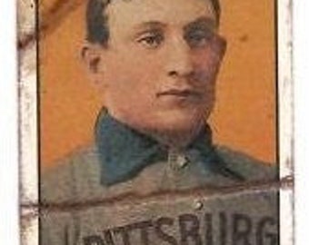 old Aged Rookie 1909 T206 Tobacco Card Rp HONUS WAGNER Pittsburgh Pirates HOF  the greatest card ever made aged old