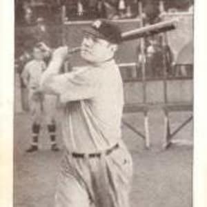 10 枚のカード ロット BABE RUTH 1928 George Ruth Candy Co. カード #2 復刻版 ミントレア