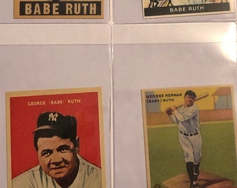 4 Packs of the Babe Ruth Collection. 10 Cards per Pack. 165 Card Set ...