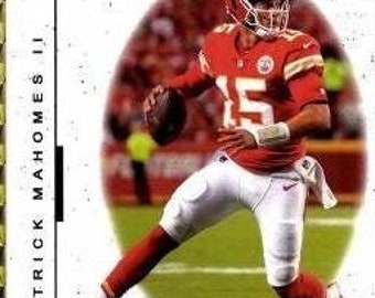 2 card lot rookie gold Patrick Mahomes custom limited edition 2 card lot