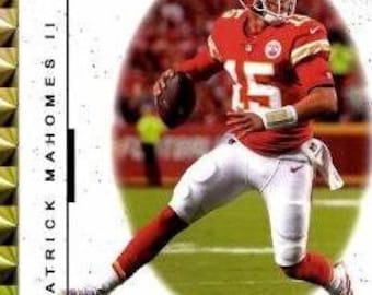 2 card lot rookie gold Patrick Mahomes custom limited edition 2 card lot