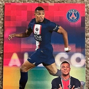 lot of 2  KYLIAN MBAPPE 2022 Custom Rookie France mint
