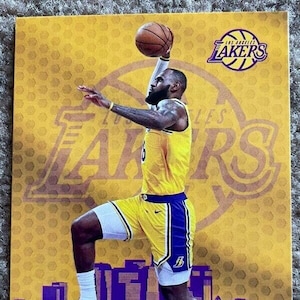 2 card lot Lebron James 2023 Custom Los Angeles Lakers mint