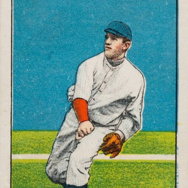 2 card lot Christy Mathewson bruners butter crust reprint mint 1911 D304