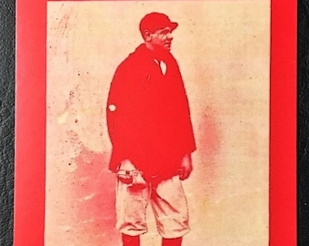 2 card lot 1914 Baltimore News Babe Ruth Rookie Reprint Red Mint New York Yankees orioles