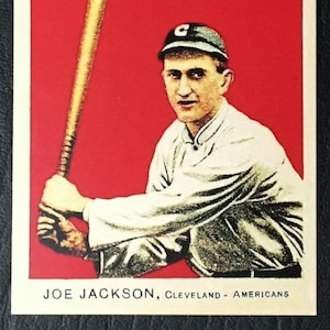 lote de 15 1915 Cracker Jack #103 Shoeless Joe Jackson Reimpressão Mint Cleveland 15 cartas