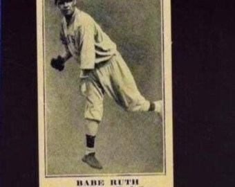 2 card Babe Ruth rookie reprint mint lot 2 cards wow!
