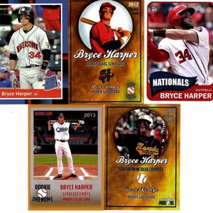 200 kaarten: zeldzame 2012 Bryce Harper Gold rookie limited edition 200 kaarten
