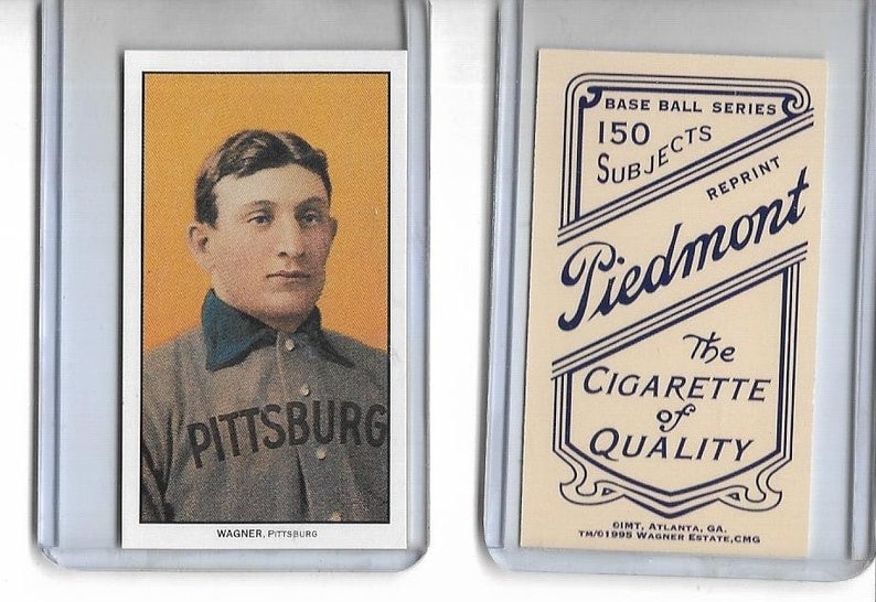 1909 T206 タバコカード復刻版 ホーナス・ワグナー ピッツバーグ