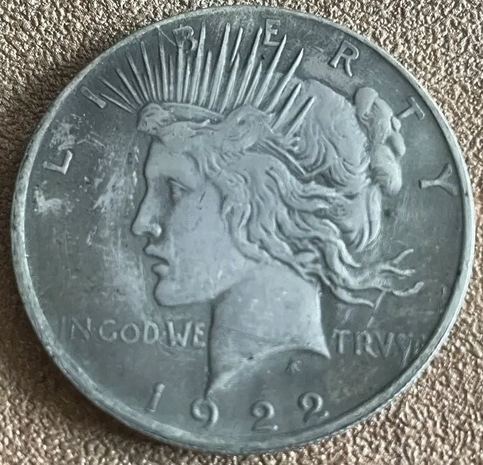 1922年 ピースドル 銀貨コイン USA ピースダラー 1ドル銀貨 1922年銘 量目26.72g 極美品 | 収集