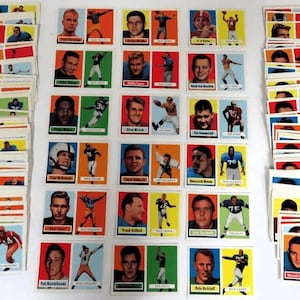 raro Arquivos 1957 Topps COMPLETO reimpressão conjunto #1-154 cartões hortelã