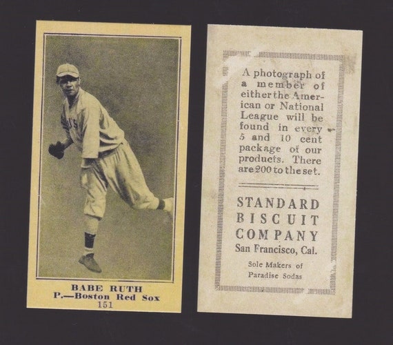 Babe Ruth Baseballkort Red Sox