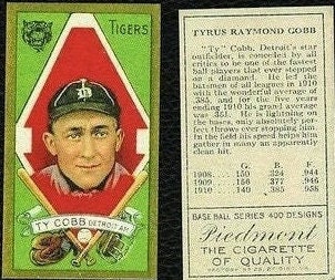 lot of 5 cards 1911 T205 Ty Cobb Reprint Mint Detroit Tigers 5 cards