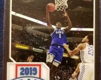 Lote de 2 tarjetas: Tarjeta de novato del draft de Duke de Zion Williamson, rara