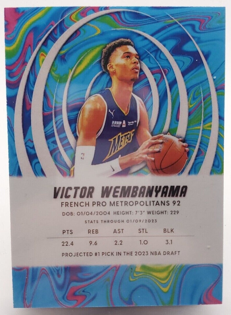 Rare 5 Cards Rare Victor Wembanyama 2023 San Antonio Spurs 1 - Etsy Denmark